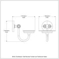 thumbnail image 2 of Southbeach Collection Wall-Mounted Tumbler and Toothbrush Holder (Build to Order), 2 of 2