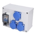 thumbnail image 4 of Waterproof Power Outlet, Standard Design ABS Shell Wall Socket  For Indoor For Outdoor, 4 of 8