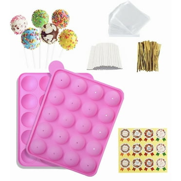 Cake Pop Mold Maker Baking Kit Silicone Lollipop Shapes Molds Candy Making Kit