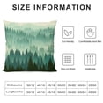 thumbnail image 5 of GOSMITH Watercolor Pine Trees Decorative Throw Pillow Case Cushion Cover Pillowcase for Couch Sofa Bed, 5 of 5