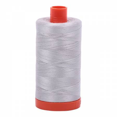 Aurifil Mako Cotton Thread 50Wt 1422Yds Aluminium A1050-2615