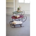 thumbnail image 3 of SET OF THREE PAINTED WOOD AND METAL SLEIGHS, 3 of 3