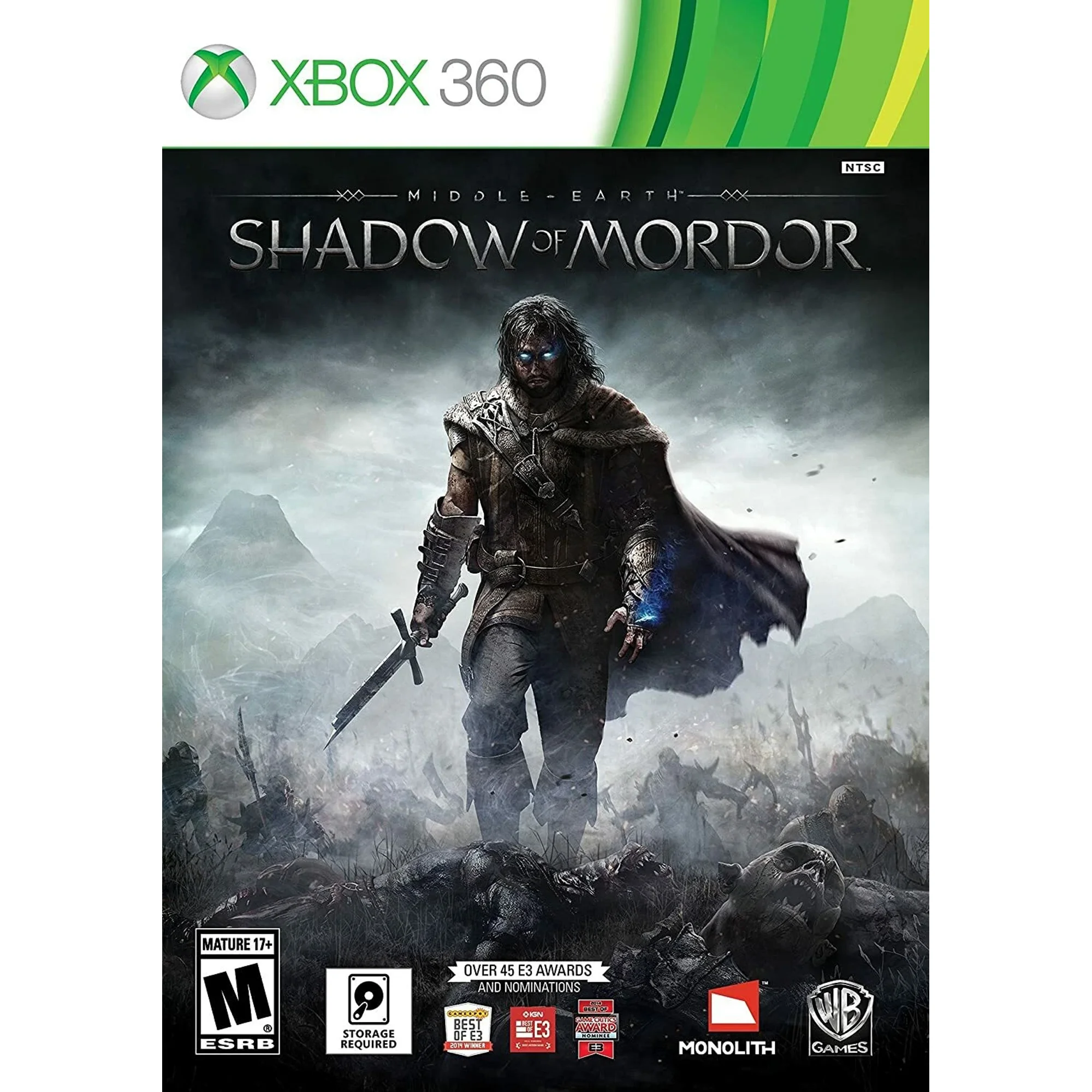 MIDDLE EARTH SHADOW OF MORDOR - Xbox 360, Brand New