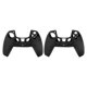 thumbnail image 3 of Injueey Funda de silicona suave para controlador de juegos Manija Cubierta protectora Reemplazo para 5 PS5 Negro 2Conjunto, 3 of 6