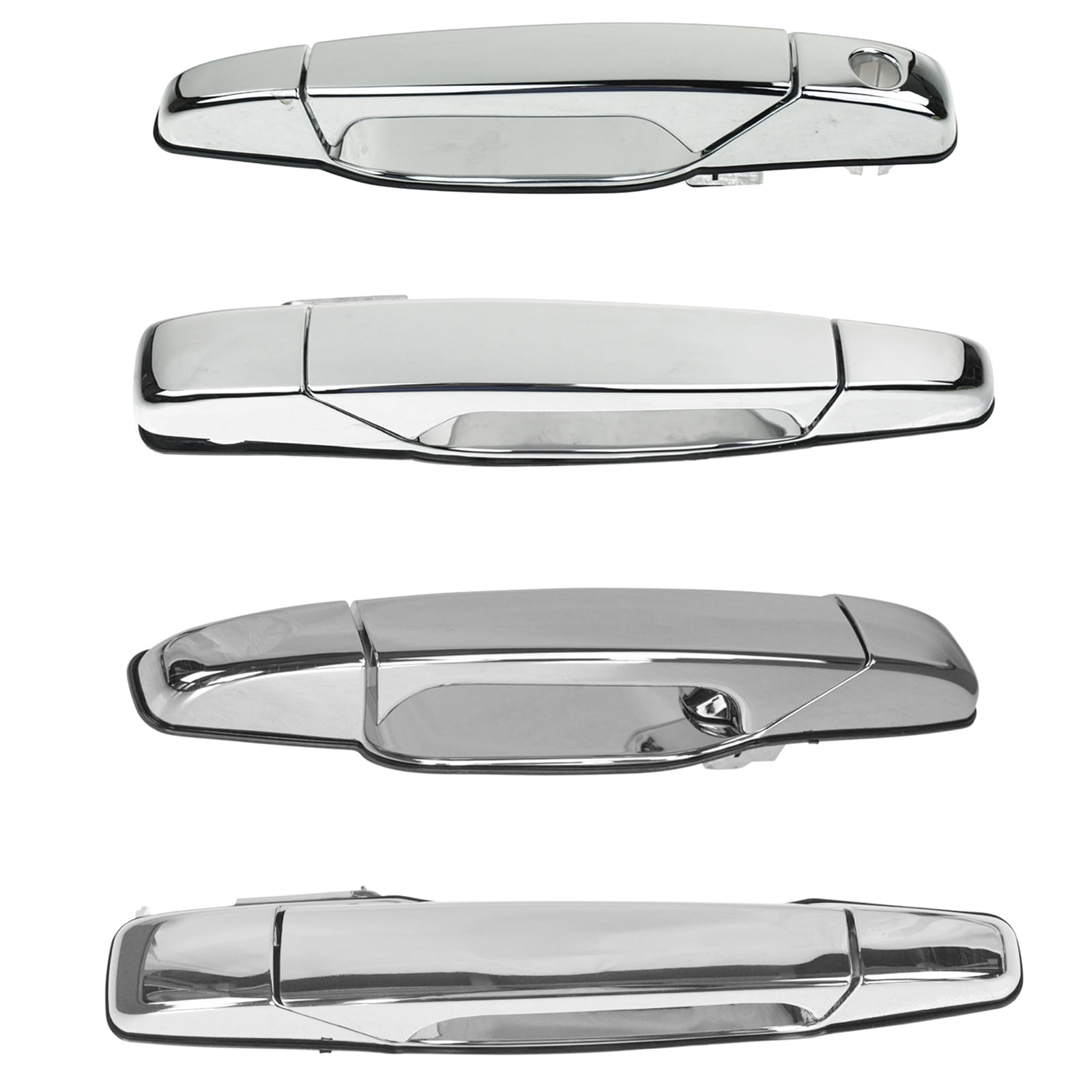 Chrome Exterior Door Handle Set - 4-Piece Kit For Ford Explorer, Mercury Mountaineer & More 7 thumbnail image