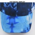 thumbnail image 3 of Unisex Tie Dye Baseball Cap Fashion Funny Print Baseball Cap Adjustable Peaked Cap Outdoor Sports Couple Hats Adjustable Curved Brim Hats Sun, 3 of 9