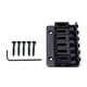 thumbnail image 3 of Soidarity Puente fijo de guitarra con tornillos y llave Profesionales Adultos Aprendizaje Pieza de repuesto resistente Sillín negro Tailpiece Electric Accesorios para instrumentos musicales Soidarity OD026176-00, 3 of 6
