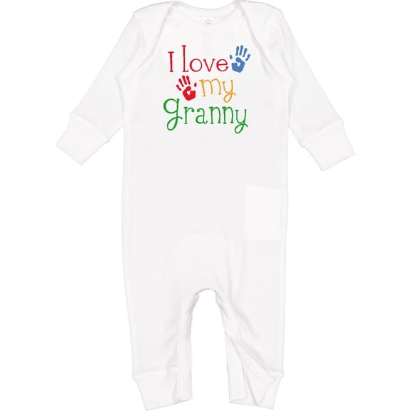 Inktastic I Love My Granny Baby Romper Coveralls