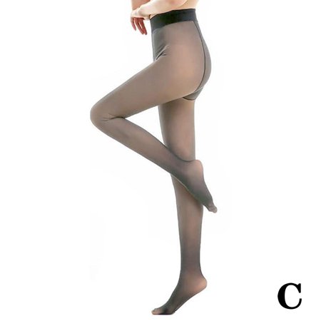 

Women Perfect Legs Fake Pantyhose Translucent Warm Winter Tights 7AT Fleece L0R9