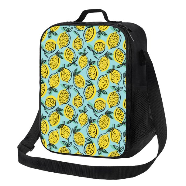 Balery Lemon Caja de Almuerzo y Bolsa de Almuerzo para Hombres y Mujeres, Bolsa de Almuerzo Reutilizable con Gran Capacidad, Bolsa de Almuerzo Aislada