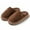 Brown, variant on Warm Winter Slippers for Men and Women Fuzzy House Slippers Indoor Thick Plush Comfort Footwear for Couples Soft Cozy Shoes for Cold Weather
