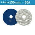 thumbnail image 1 of 6 Inch 150mm Dry/wet Diamond Polishing Pads Flexible Grinding Discs For Granite, 1 of 5