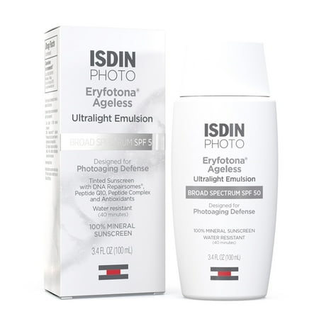 ISDIN Eryfotona Ageless Tinted Mineral Sunscreen SPF 50 Zinc Oxide 3.4 fl. oz.