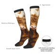 thumbnail image 4 of Sigee Adorable Calf Butterflies Champagne for Socks for Men Women Socks Stocking Compression Socks, 4 of 6