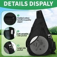 thumbnail image 3 of Disc Golf Bag with Retriever Holder and Storage Pockets, Disc Golf Backpack with 8-10 Disc Capacity, Deluxe Bag（oniy bag）, 3 of 5