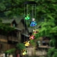 thumbnail image 5 of iMeshbean Solar Cute Bee Wind Chimes Color-changing For Garden, Home, Yard Decorations, Outdoor Light, 5 of 6
