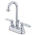 thumbnail image 1 of Kingston Brass KB3611GL Robinet de Lavabo avec Poignée et Pop-Up de Détail, Chrome, 1 of 1