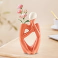 thumbnail image 4 of Cerámica Abstract Thinker Jarrón Adornos Figura esmerilada Escultura Decoración del hogar (F) Likrtyny Libre de BPA, 4 of 6