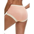 thumbnail image 3 of INSPIRE CHIC Women's Maternity Full Coverage Briefs Plus Size High Waisted Elasticity Invisible Panties L Pink, 3 of 4
