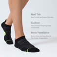 thumbnail image 4 of Running Ankle Socks with Cushion, Low Cut Athletic Tab Socks for Men and Women 6 Pack, 4 of 5
