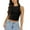 A1-Black, variant on Women Going Out Summer Tank Tops Camisole Solid Sleeveless Tight Bottomed Shirt Round Neck Racerback Undershirts,Dark Gray,L