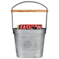 thumbnail image 4 of Autumn Alley Galavnized Standing Toilet Paper Holder with Bucket Extra Roll Storage, 4 of 7