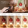 thumbnail image 6 of Sziqiqi Candle Warmer Lamp with Timer Dimmable Light: Flameless Strawberry Wax Warmer for Safe Home Fragrance Adjustable Height with 2 Bulbs Aesthetic Gift for Women Bedroom Home Decor, 6 of 8