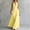 Yellow, variant on IUYRTFE Women's Halter V-Neck Backless Maxi Dress – Elegant Sleeveless Floor-Length Gown with Pleated Waist for Evening Parties and Summer Weddings