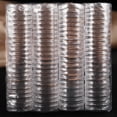 thumbnail image 3 of 100Pcs 34mm Coin Cases Capsules Holder Applied Clear Plastic Round Storage Boxes, 3 of 6