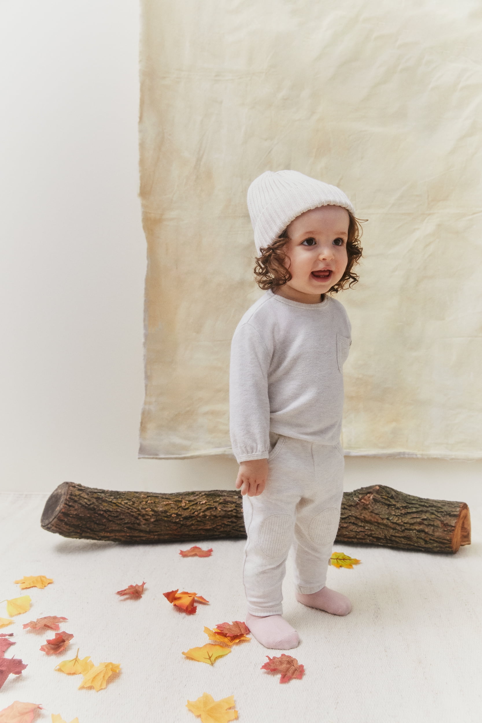 easy-peasy Baby Long Sleeve Hacci Pocket Sweatshirt, Sizes 0-24 Months