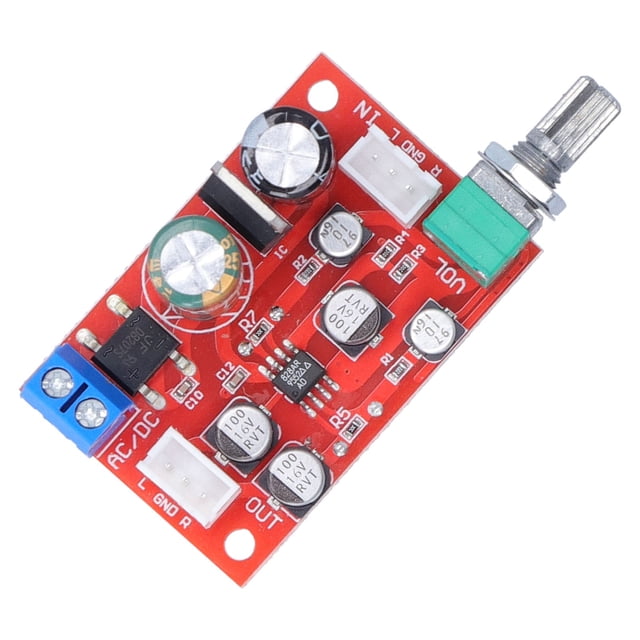 Module, Préambule AD828 Planche de Pré-Amplificateur Subwoofer à Puissance Unique pour Maison pour Industrie