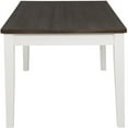 thumbnail image 3 of Coaster Farmhouse Wood Dining Table with 4-Drawer in Espresso, 3 of 5