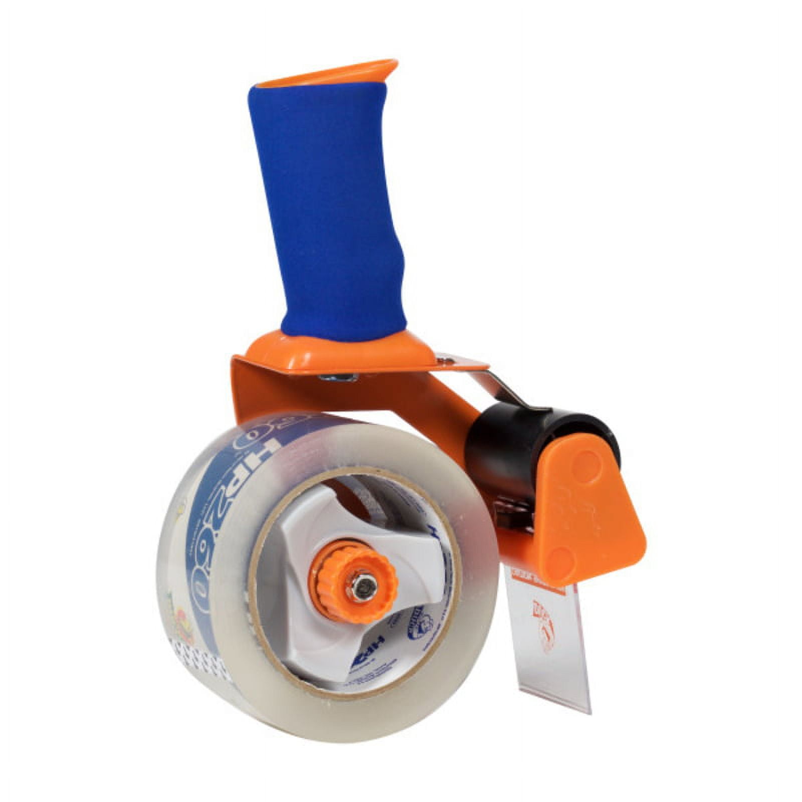 Duck HP260 Heavy Duty Clear Packaging Tape, 8 Rolls (1.88 inch x 60 yard Each) and BladeSafe Tape Gun