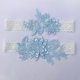 thumbnail image 4 of Ligas blancas para novia (2 piezas), liga de boda con encaje elástico, conjunto de liga de boda, accesorios de novia, 4 of 4