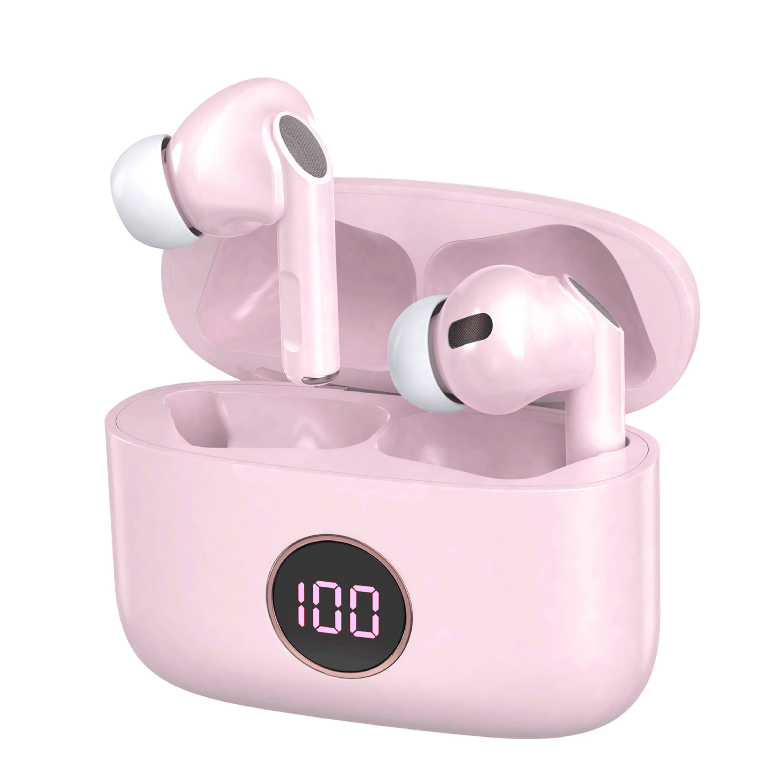 Bundle Visual Land Prestige 10” 32GB Tablet, Noise Cancellation Earbuds, Bumper, Pink