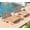 Brown, variant on JULY'S SONG Oversized Outdoor Chaise Lounge Chair – 5-Position Adjustable Backrest, Hidden Cup Holder, Weather-Resistant Resin Pool Lounge Chairs for Patio, Deck, and Backyard (Set of 1,White)