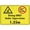 Warning Sign 4, variant on Diving Only Under Supervision 1.3M Warning Tin Sign 8"x12" - Home Kitchen Farm Garden Garage Wall Decor, Diving Supervision Sign