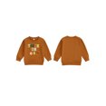thumbnail image 2 of Baby Toddler Girl Halloween Sweatshirt 12 18 24 Months 2T 3T 4T 5T 6T Letter Embroidery Long Sleeve Pullovers Autumn Tops for Toddler Fall Clothes Outfit, 2 of 9