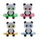 thumbnail image 3 of 10 Tipos Lindo Monopatín De Energía Solar Swing Head Doll Toys Desk Rosado Sunnimix Juguetes Bobblehead coche, 3 of 8