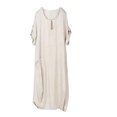 thumbnail image 1 of Vestido suelto Minnieouse primavera verano Casual Beige, 1 of 6