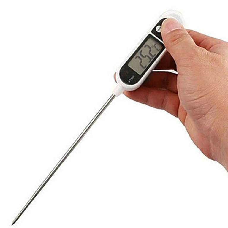 Waterproof Digital Candy Thermometer with Pot Clip, 8 Long Probe Instant  Read