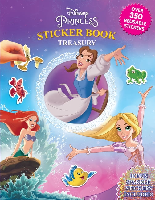 strapless open back dress Disney Princess: Sparkly Sticker Dress Up – BookXcess main image 1