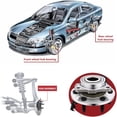 thumbnail image 2 of Front Wheel Hub Bearing Assembly 4WD 6-Lugs 515096 Compatible with Chevy Tahoe Silverado 1500 Avalanche Suburban, Cadillac Escalade, GMC Yukon Sierra w/ABS (1), 2 of 5