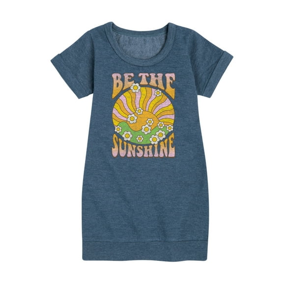 Instant Message - Be The Sunshine   - Toddler & Youth Girls Fleece Dress