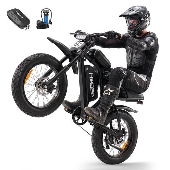 GlobalKeep Adults 20" Fat Tire Multi-Terrain Mountain off-Road Equipment, 48V 17.5Ah Removable Battery, 28MPH, 1500W Peak Motor, Dual Suspension & Dual Disc Brakes, UL2849 Certified.