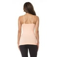 thumbnail image 4 of Women Casual Camisole Spaghetti Strap Tank Top, Rose Quartz, 4 of 7