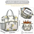 thumbnail image 5 of Koala Bear Print Insulated Lunch Tote Bag - Large Leakproof Cooler Bag with Multi-Pocket for Office, Picnic & Travel, Cute Animal Cartoon Pattern Waterproof Thermal Food Storage Bag, 5 of 6