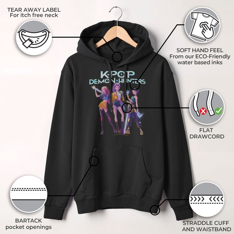 Vêtements pour petite fille KPop Demon Hunters Sweat à capuche Mode fille Sweat-shirt décontracté Film Nouveaux enfants K-Pop Hauts à capuche Demon Hunters – acheter les meilleurs produits dans la boutique en Vêtements pour petite fille KPop Demon Hunters Sweat à capuche Mode fille Sweat-shirt décontracté Film Nouveaux enfants K-Pop Hauts à capuche Demon Hunters – acheter les meilleurs produits dans la boutique en