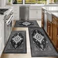 thumbnail image 6 of Kitchen Rugs Sets of 3 Non Slip Washable Kitchen Mats for Floor, Waterproof Kitchen Runner Rug, Floor Mat Carpet for Entryway, Laundry, Sink, Hallway, Bathroom, 6 of 12