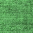 thumbnail image 1 of Ahgly Company Indoor Square Abstract Emerald Green Modern Area Rugs, 4' Square, 1 of 4